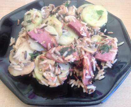 Salade rustique aux 3 riz