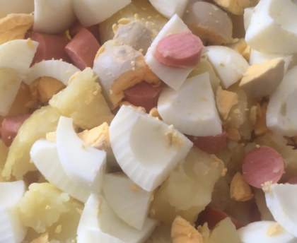 Salade strasbourgeoise toute simple