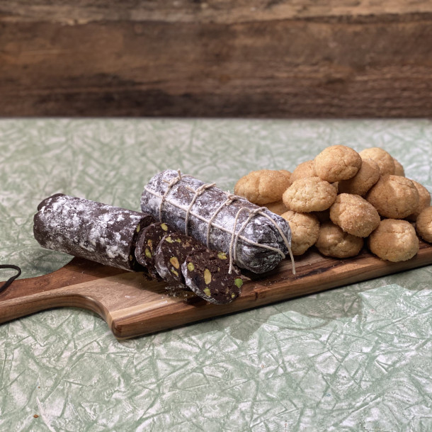 Salami au chocolat et areias de cascais de Loïc Fou de Cuisine