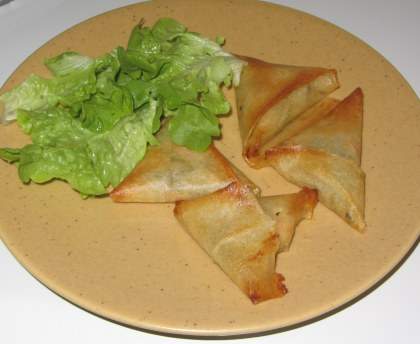 Samossas aux crevettes