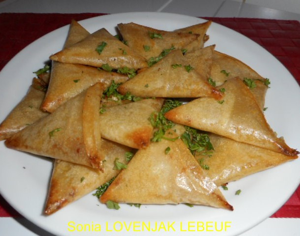 Samossas des montagnes, sucrés et salés