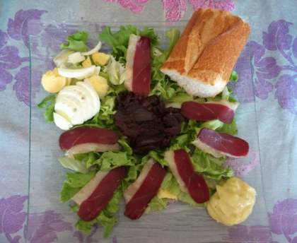 Sandwich à l'assiette