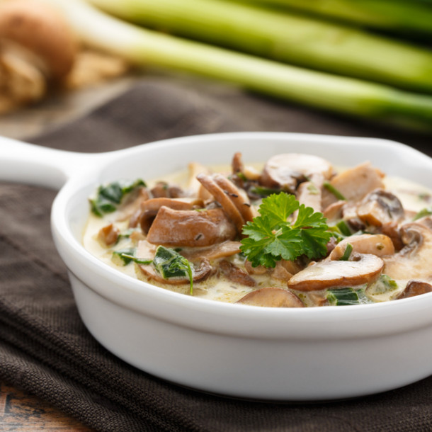 Sauce à la châtaigne et au champignon