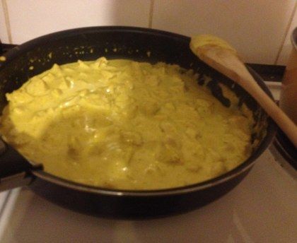 Sauce au beurre et cury