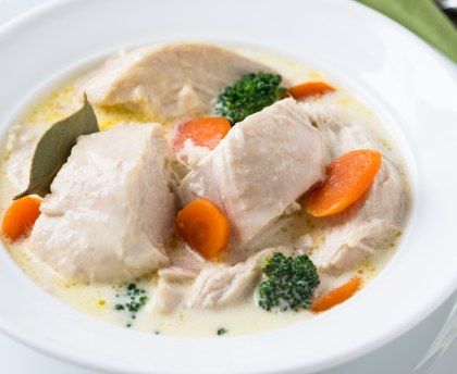Sauce au bouillon de volaille et à la crème