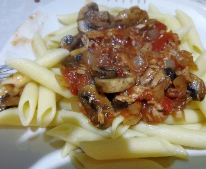 Sauce au thon et champignons