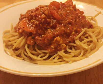 Sauce bolognaise au tofu