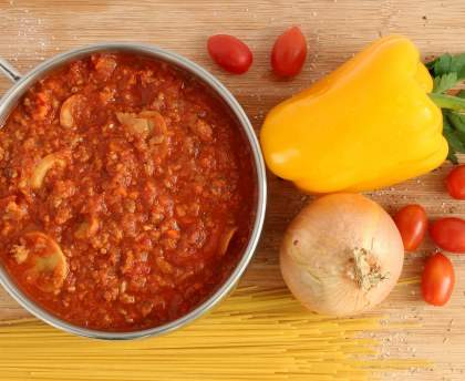 Sauce bolognaise aux légumes