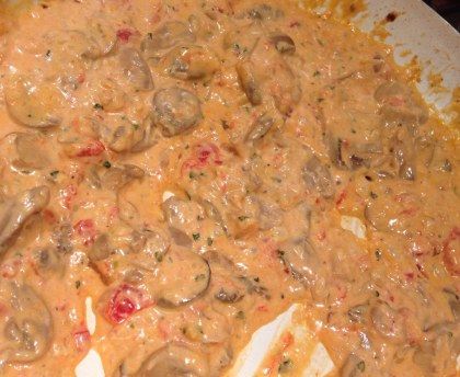 Sauce champignons tomates (pour pâtes)
