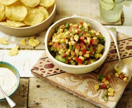 Sauce originale à l'avocat et au maïs