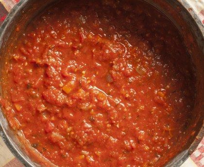 Sauce tomate légère