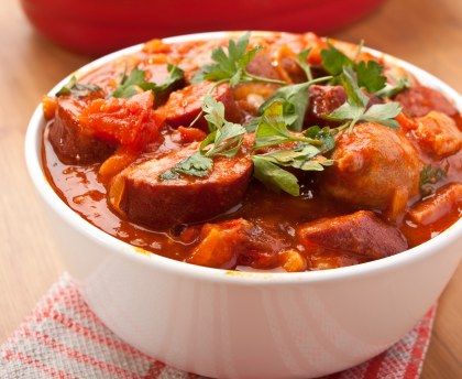 Sauce tomate maison avec saucisse italienne 