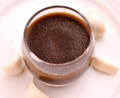 Sauce vinaigrette à l'ail
