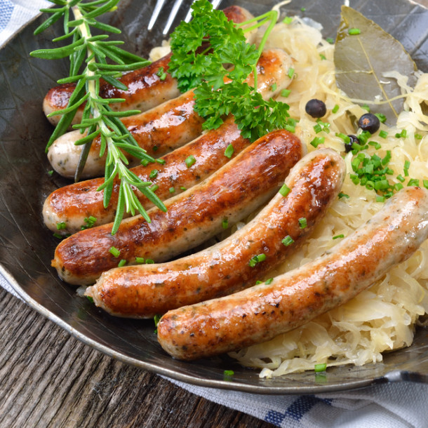 Saucisses au chou au Cookeo