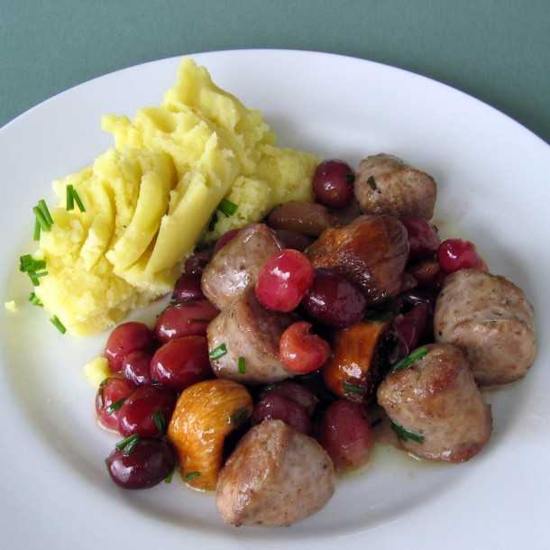 Saucisses aux raisins et figues sans gluten