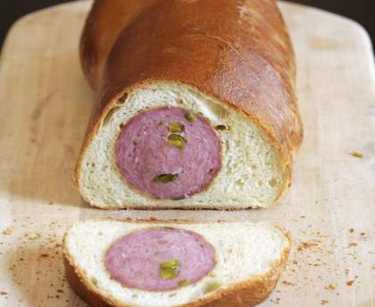 Saucisson en brioche 