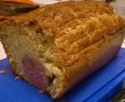 Saucisson en brioche à la pistache