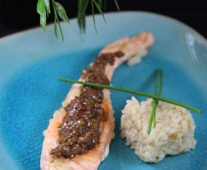 Saumon à l'échalote