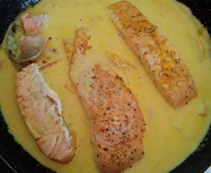 Saumon à l'orange