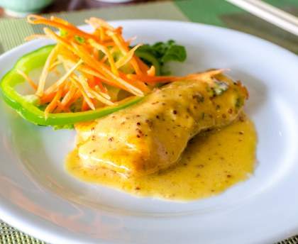 saumon au curry