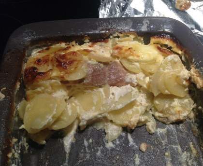 Saumon aux pommes de terre de ma marraine