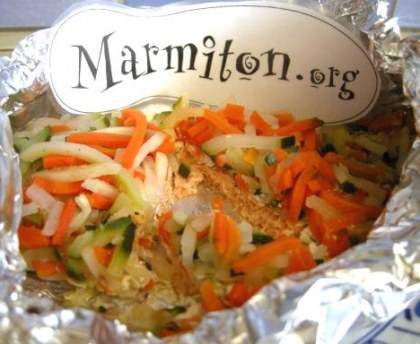 Saumon en papillotes