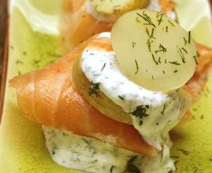 Saumon fumé à l'aneth