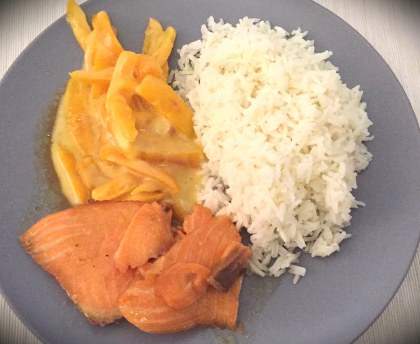 Saumon mariné au miel