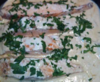 Saumon poêlé mariné au citron