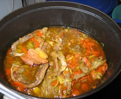 Sauté d'agneau au curry