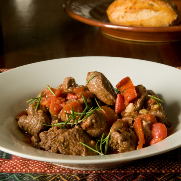 Sauté d'agneau aux légumes