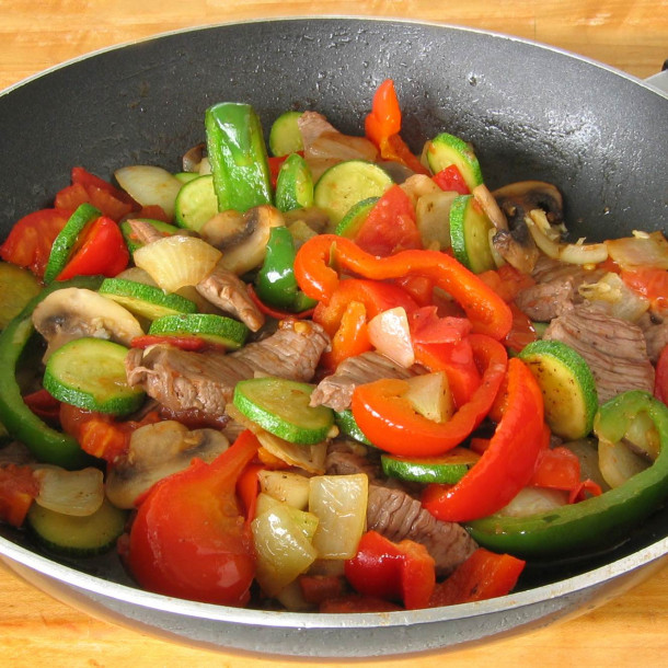 Sauté de boeuf à la méditérranéenne