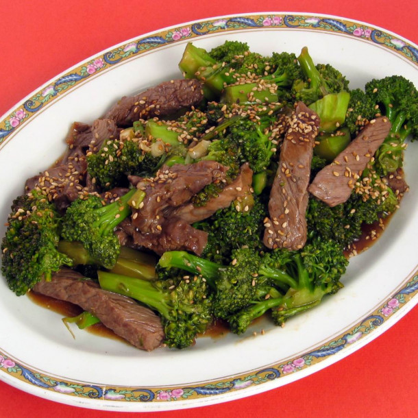 Sauté de boeuf et brocoli au sésame