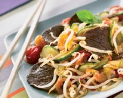 Sauté de boeuf et sa farandole de légumes