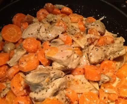 Sauté de dinde à la dijonnaise