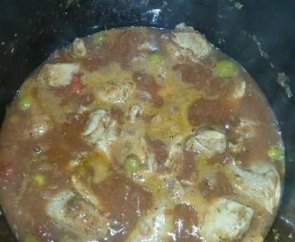 Sauté de dinde à la provençale