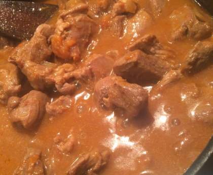 sauté de dinde à l'abricot
