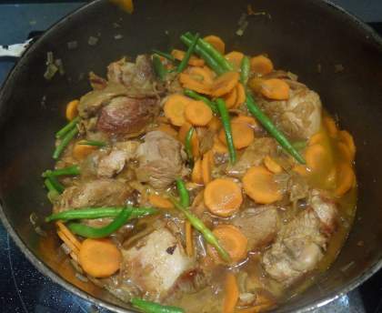 Sauté de dinde aux cèpes
