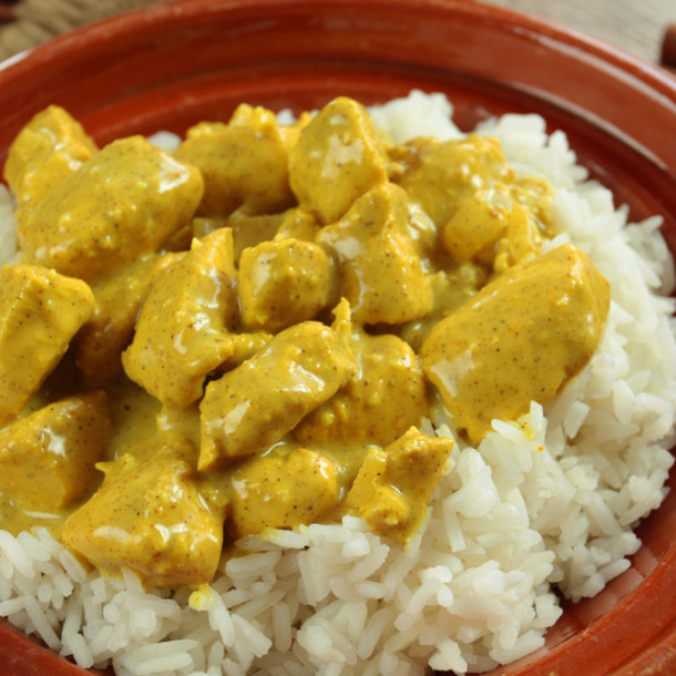 Sauté de dinde coco curry au Thermomix
