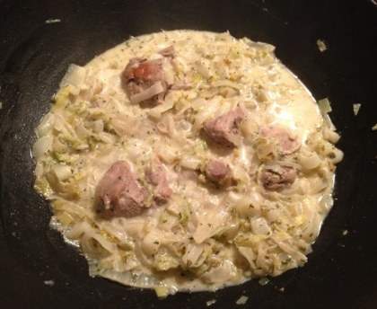 Sauté de dindonneau aux endives
