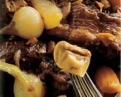 Sauté de lapereau à la chicorée