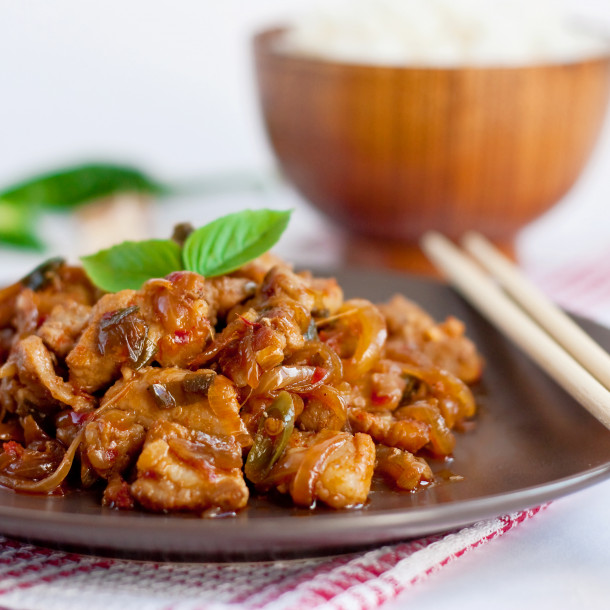 Sauté de porc à l'ananas fait maison
