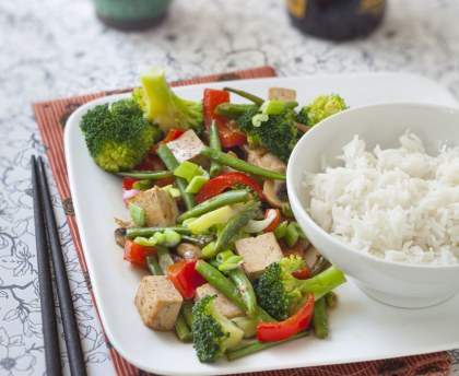 Sauté de tofu au brocoli