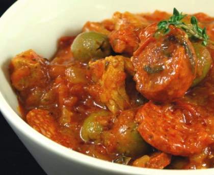 Sauté de veau au chorizo