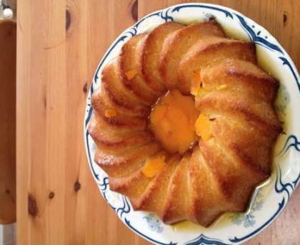 Savarin à l'orange et au grand marnier