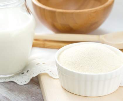 Semoule au lait à l'aneth