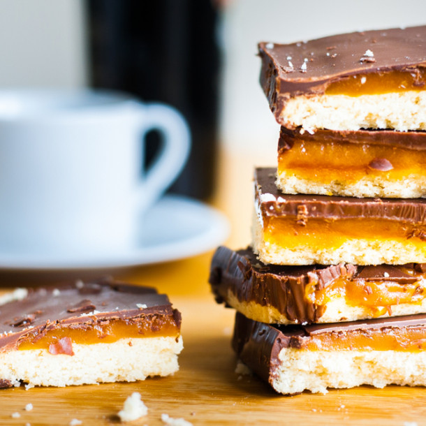 Shortbread millionaire au Thermomix 