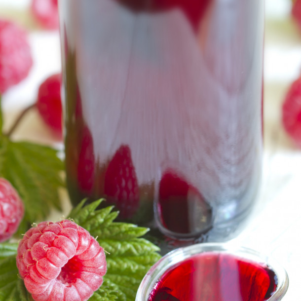 Sirop de framboises