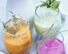 Smoothies « cure vitalité » aux légumes