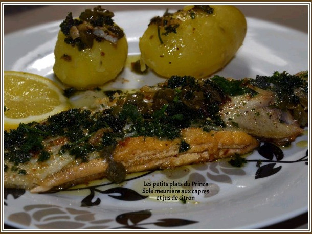 Sole meunière aux capres et citron  ...une bonne recette de grand mère !